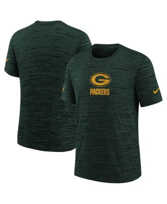 Nike - Big Boys and Girls Green Green Bay Packers Sideline Velocity Performance T-shirt