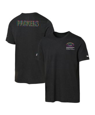 Nike - Big Boys and Girls Black Green Bay Packers 2025 NFL Crucial Catch Tri-Blend Dri-FIT T-shirt