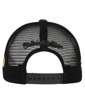 Big Boys and Girls White Boston Bruins Mascot Adjustable Trucker Hat