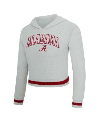 Women's 2-Piece Gray/Crimson Alabama Crimson Tide Whitley Long Sleeve Hoodie Top and Shorts Set
