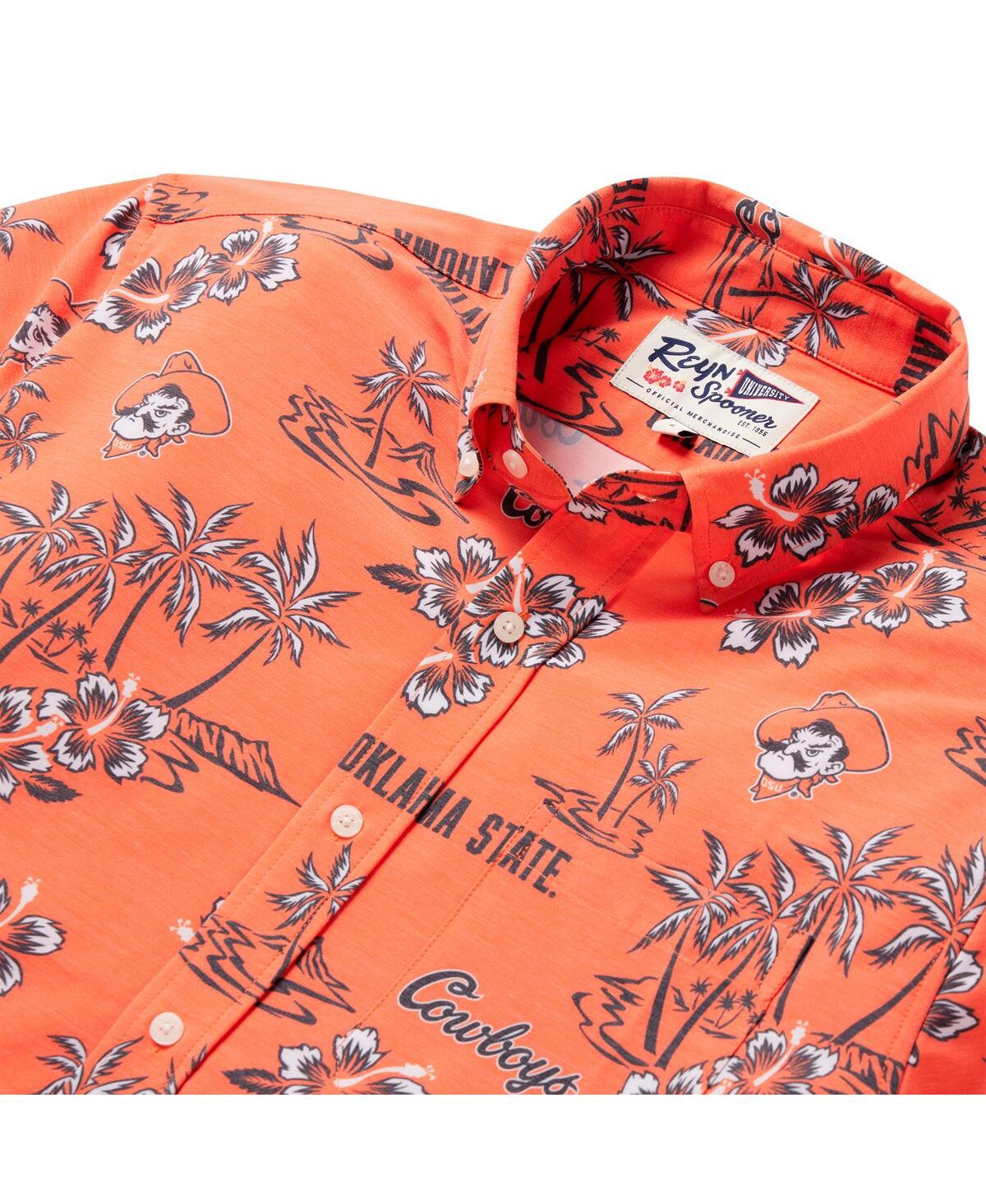 Reyn Spooner Men's Orange Oklahoma State Cowboys Classic Button-up Shirt In Orange