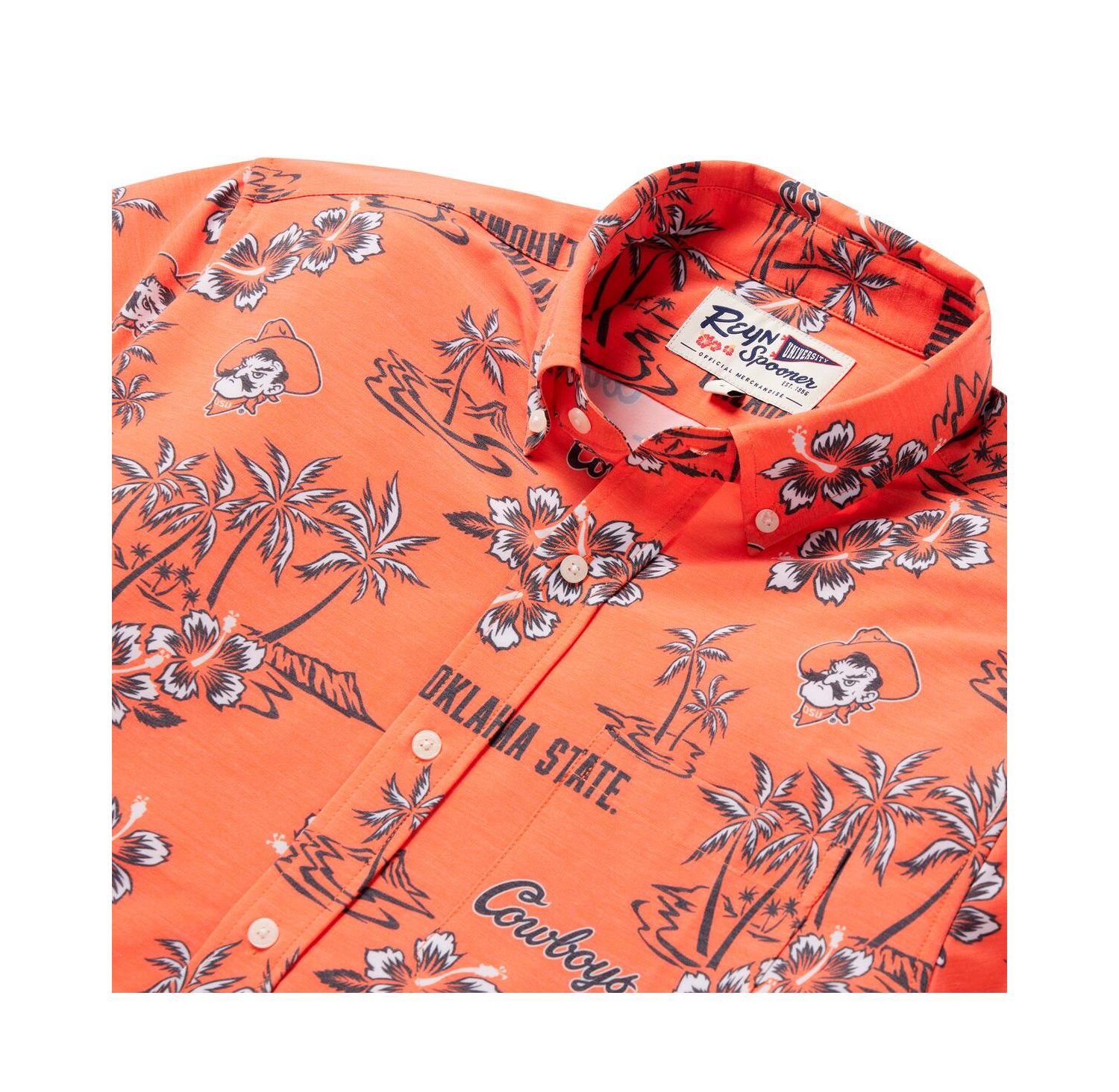 Men's Orange Oklahoma State Cowboys Classic Button-Up Shirt