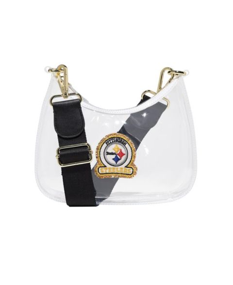 Женская сумка Stoney Clover Lane Pittsburgh Steelers Clear Curved Crossbody