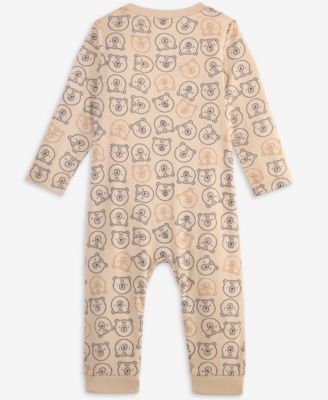 Baby Boys Bear-Print Coverall, Macy’s Exclusive