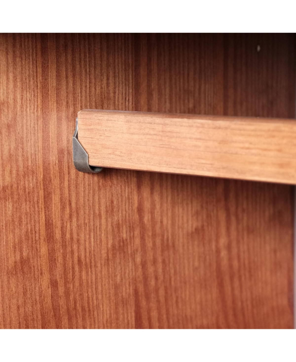 Palace Imports 100% Solid Wood Kyle 4-Door Wardrobe with Raised Panel Doors