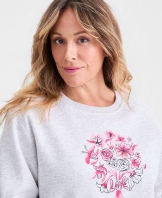 Plus Size Graphic Fleece Sweatshirt, Macy's Exclusive