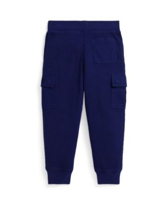 Boys' 2-7 Waffle-Knit Cotton Cargo Jogger Pant