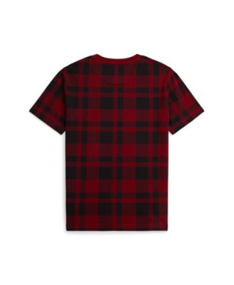 Boys' 2-7 Plaid Polo Bear Cotton Tee
