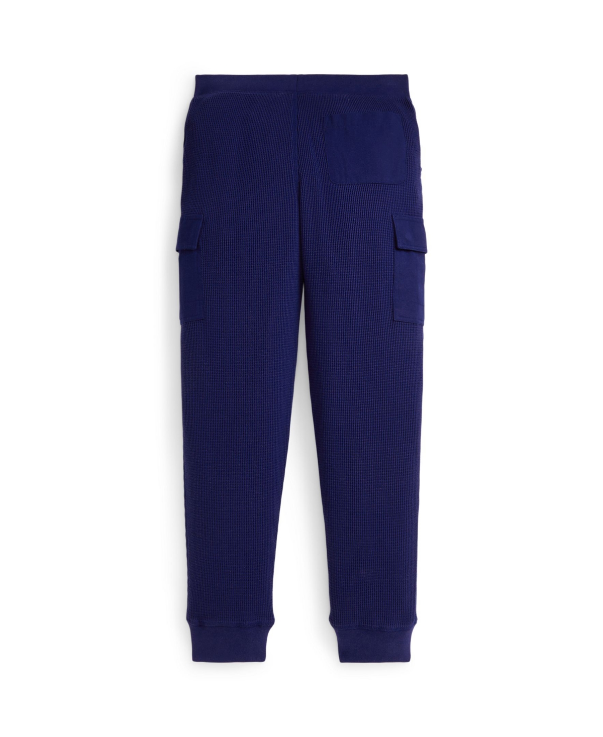 Polo Ralph Lauren Kids' Cotton Waffle Cargo Joggers In Blue