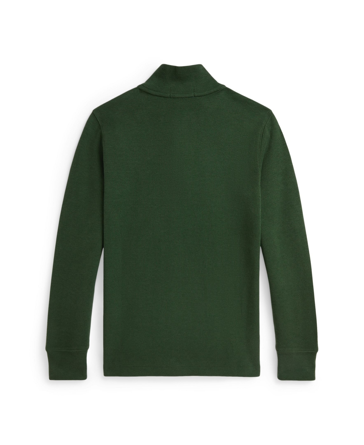 Polo Ralph Lauren Ribbed-knit Half-zip Pullover In Green