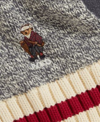 Big Boys' Embroidered Hat and Scarf, 2-Piece Set