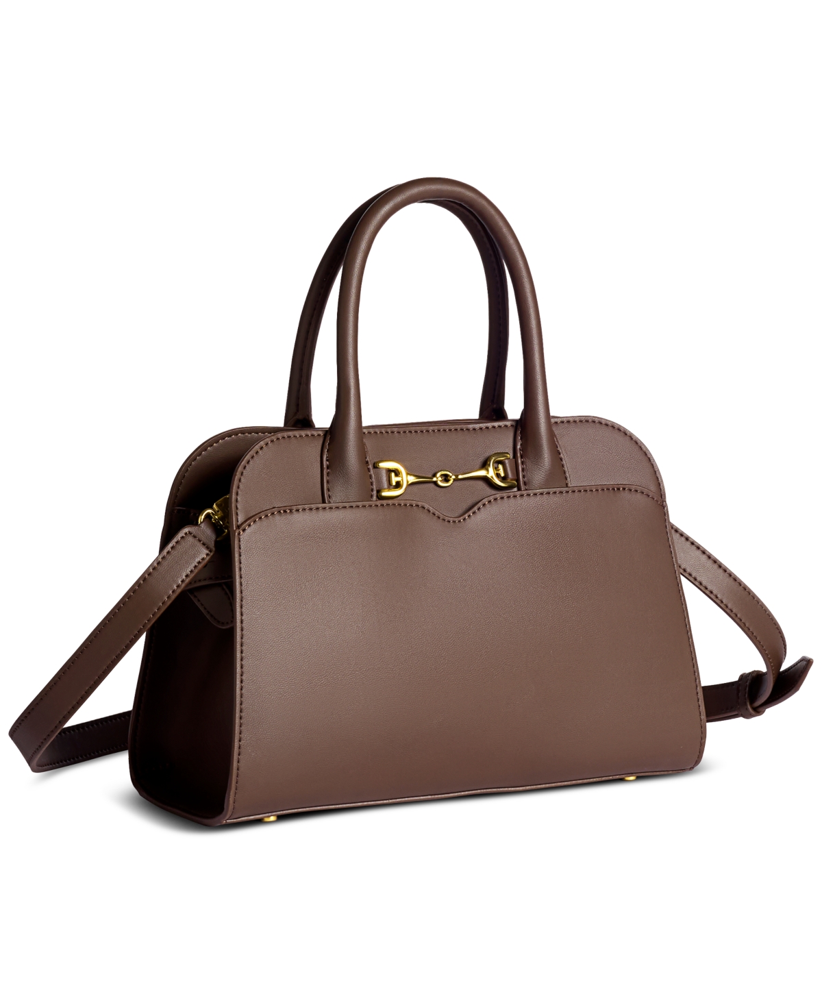 Sam Edelman Loraine Bowler Small Satchel Bag In Brown