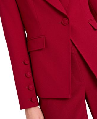 Women's Peak Lapel One-Button Jacket