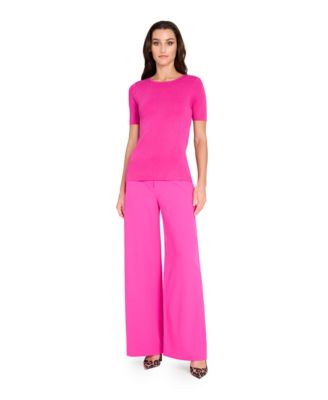 Women's Mid-Rise Wide Leg Pants