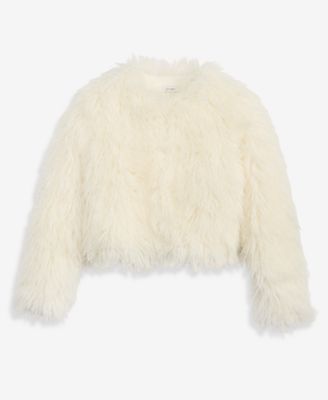 Women's Solid Faux-Fur Completer Jacket, Macy's Exclusive