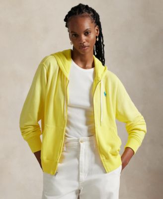 Polo Ralph Lauren - Women's Lightweight Fleece Full-Zip Hoodie Sweatshirt