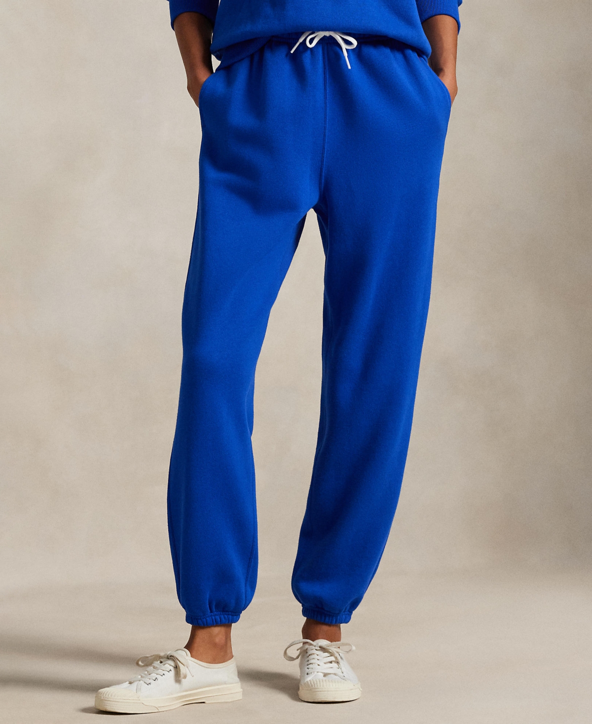 Polo Ralph Lauren Women's Fleece Drawstring Sweatpants In Blue