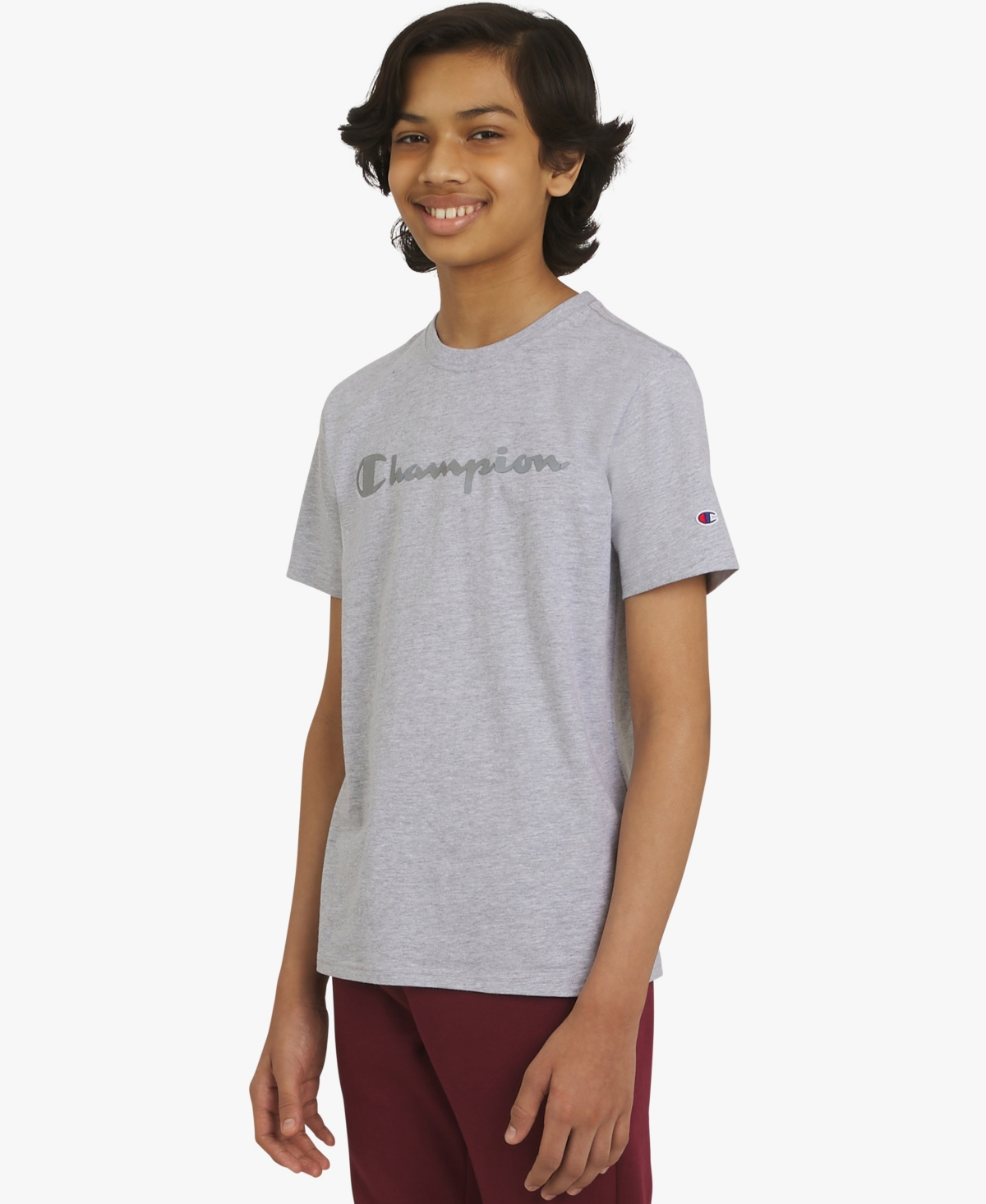 Champion Boys 8-20 Signature Tonal Logo T-Shirt