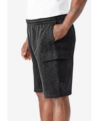 Big & Tall 10" Fleece Cargo Shorts