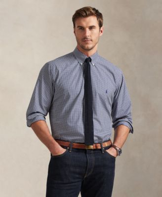 Men's Big & Tall Poplin Sport Shirt