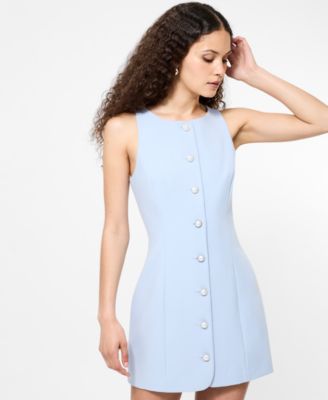 Women's Azra Twill Button Down Mini Dress