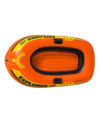 58329EP Explorer 100 1 Person Youth Pool Lake Inflatable Raft Row Boat