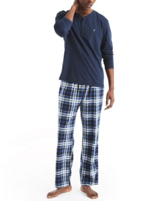 Men's Fleece Plaid Pajama Pants