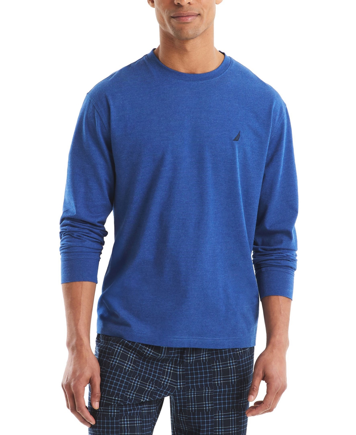Nautica Men's Long Sleeve T-shirt In Blue