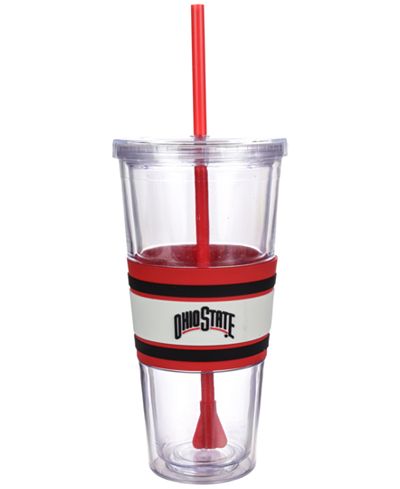 Boelter Brands Ohio State Buckeyes 22 oz. Hyped Straw Tumbler