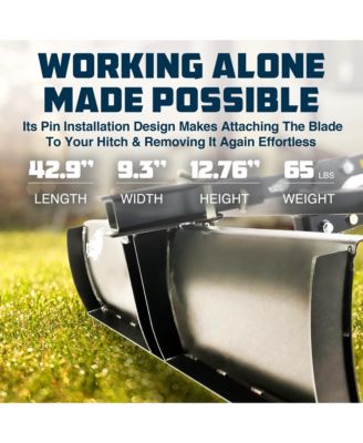 Black Boar 66005 ATV UTV Steel Agricultural Scrape Blade Implement Attachment