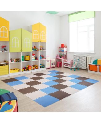 36 Tile Thick Interlocking Puzzle Foam Exercise Play Mat