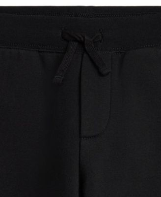 Boys' 2-7 Plaid-Trim Fleece Jogger Pant