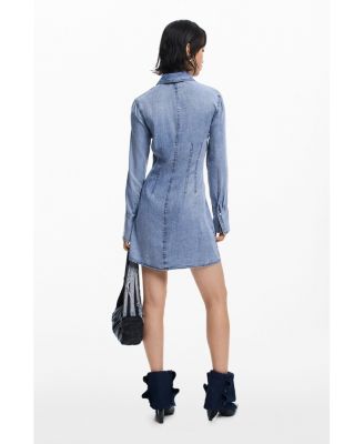 Women's Denim long-sleeve dress