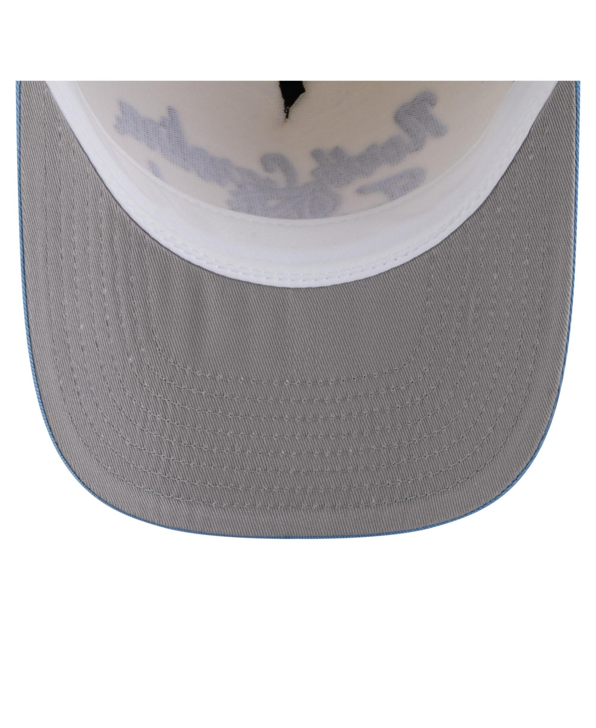 New Era Men's Cream/carolina Blue North Carolina Tar Heels Vintage Chainstitch 9fifty A-frame Snapback Hat In Blue