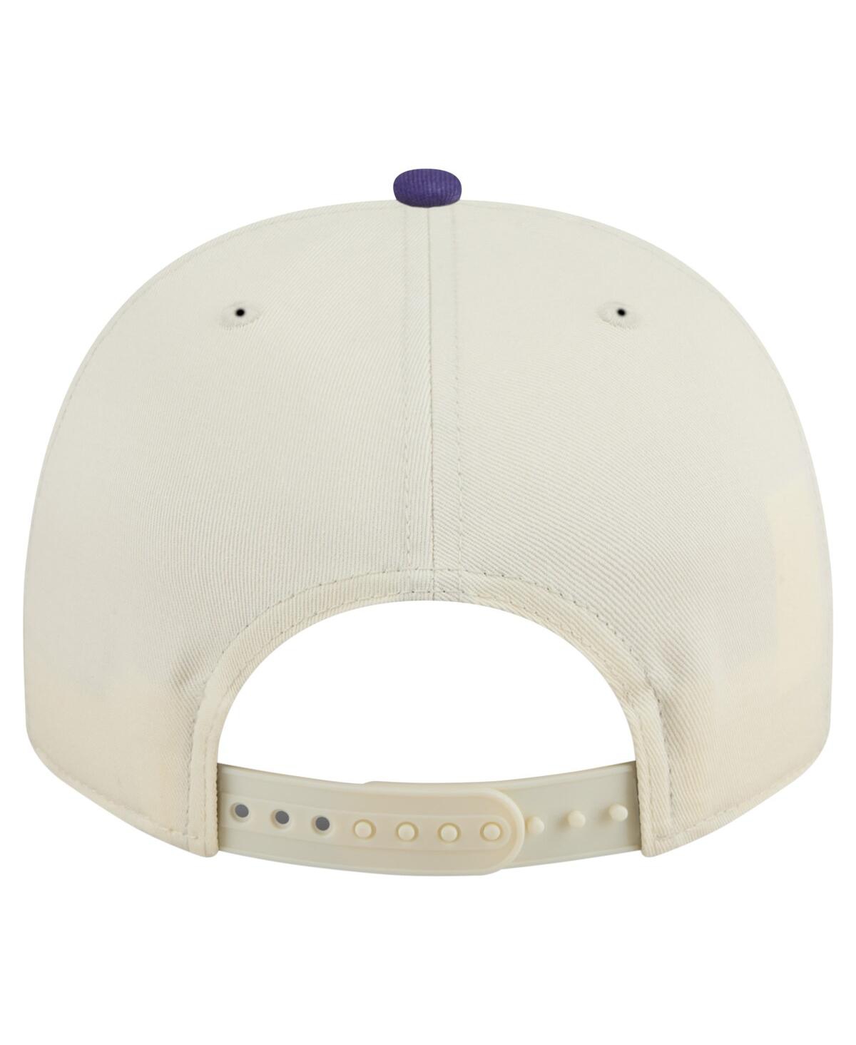 New Era Men's Cream/purple Washington Huskies Vintage Chainstitch 9fifty A-frame Snapback Hat In Purple
