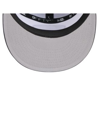 Men's Navy/White Penn State Nittany Lions Outdoor Wide Panel 9FIFTY Snapback Trucker Hat