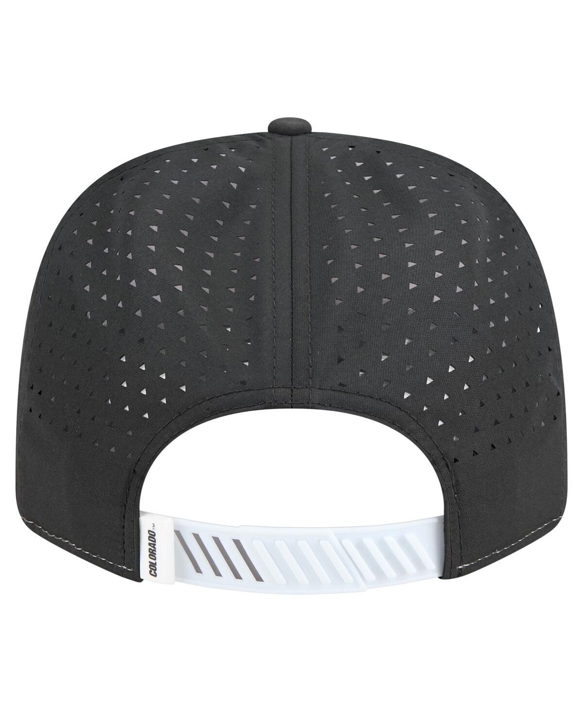 New Era Men's White/black Colorado Buffaloes Perforated Patched 9seventy Adjustable Hat In White