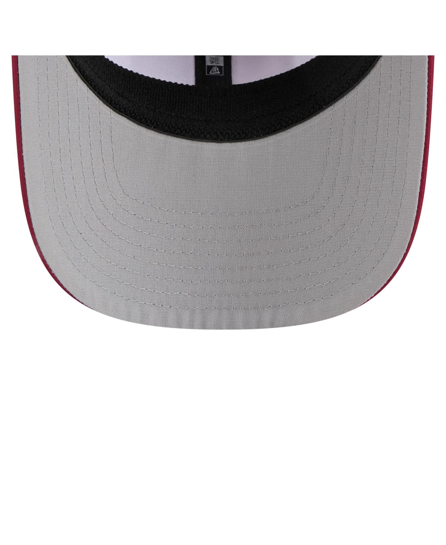 Мужская кепка New Era White/Garnet Florida State Seminoles Perforated Patched 9SEVENTY Adjustable Hat — фото 3