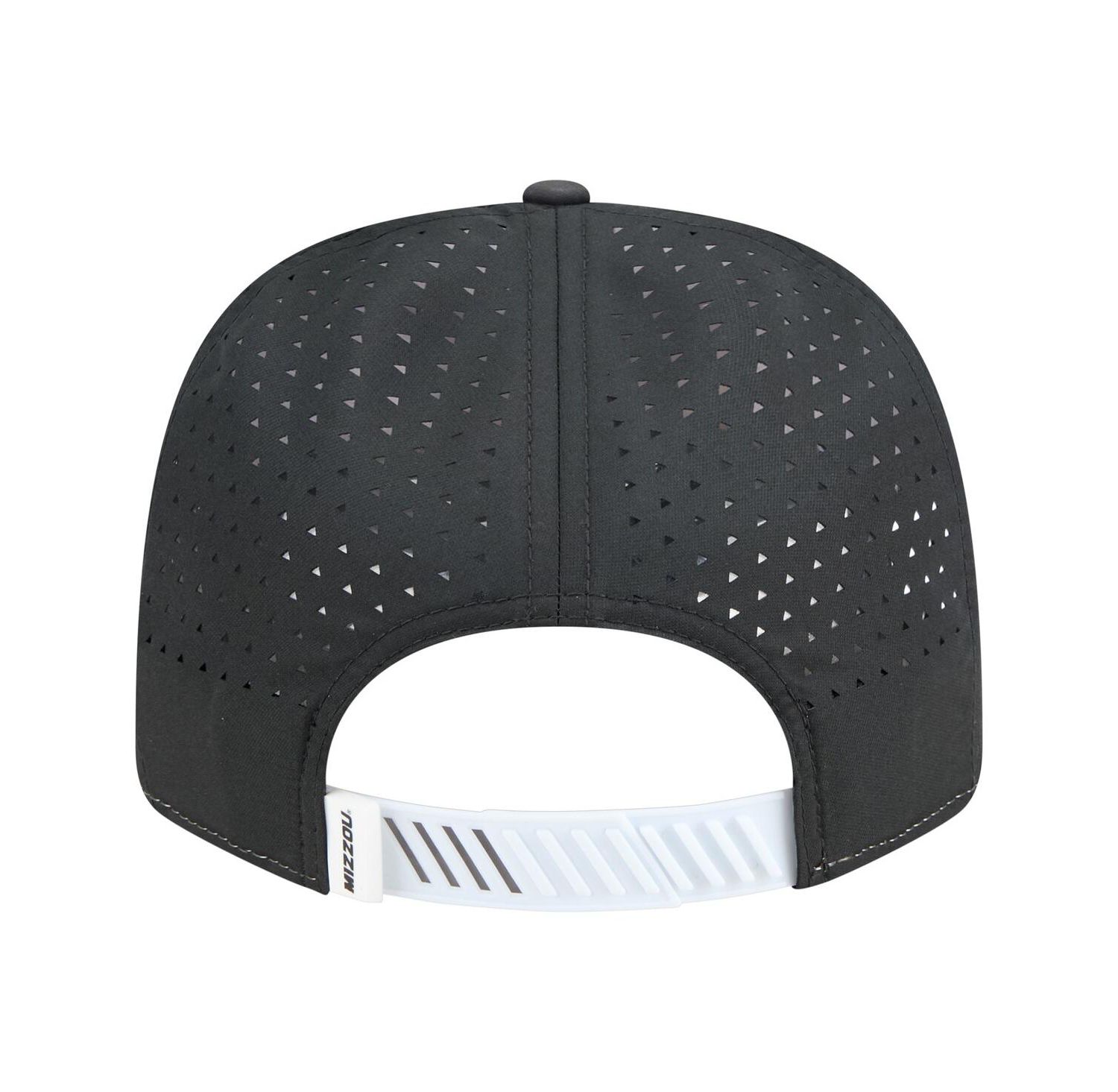 Men's White/Black Missouri Tigers Perforated Patched 9SEVENTY Adjustable Hat