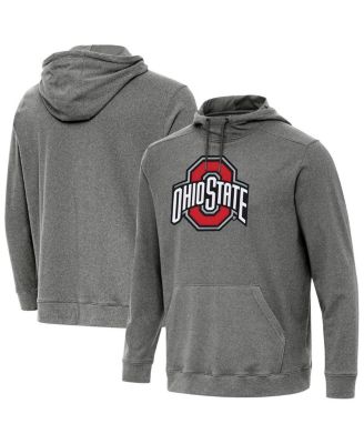 Men's Heather Charcoal Ohio State Buckeyes Cloud Pullover Hoodie
