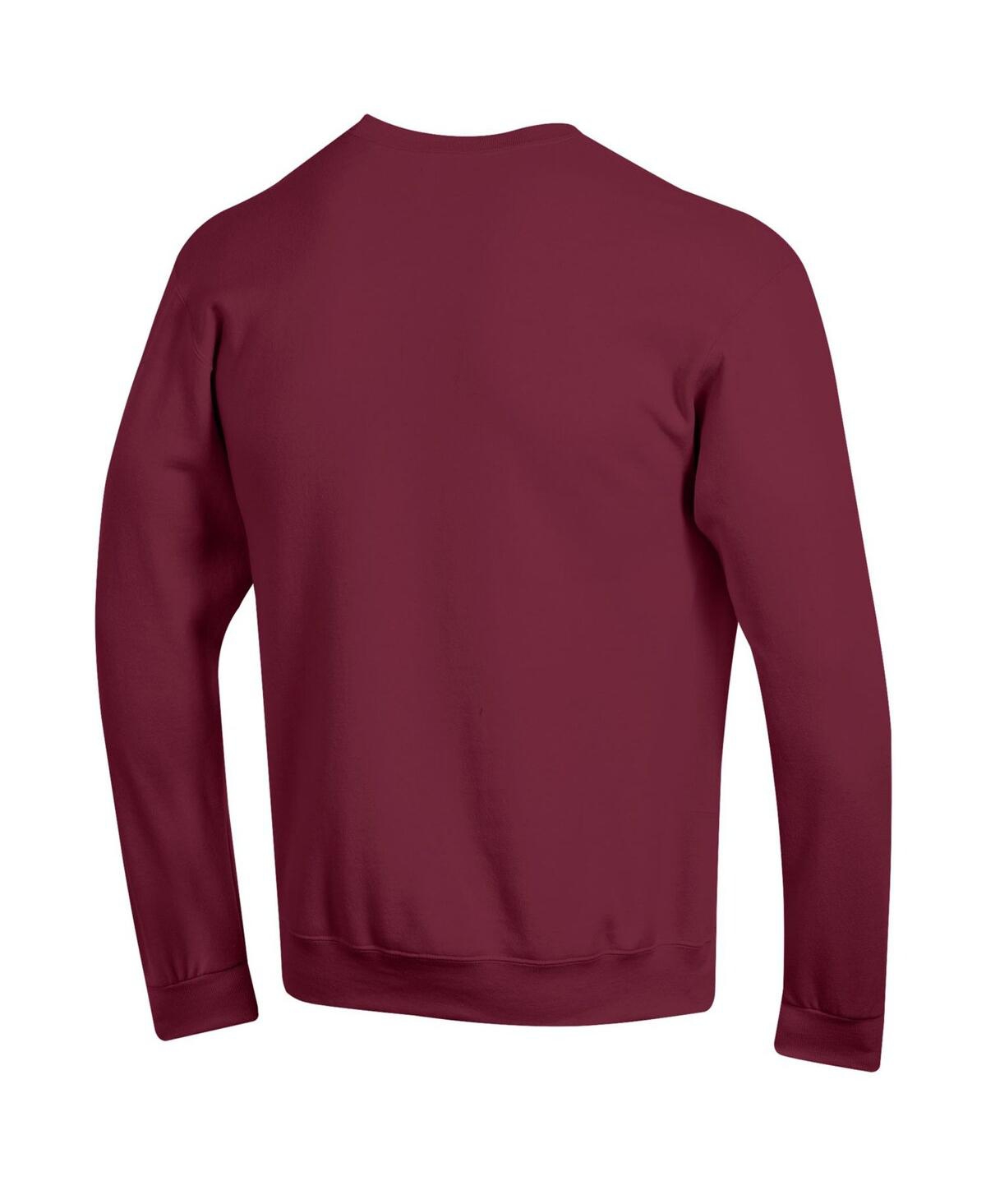 Champion Men's Garnet South Carolina Gamecocks Basic Arch Fleece Pullover Sweatshirt In Brown