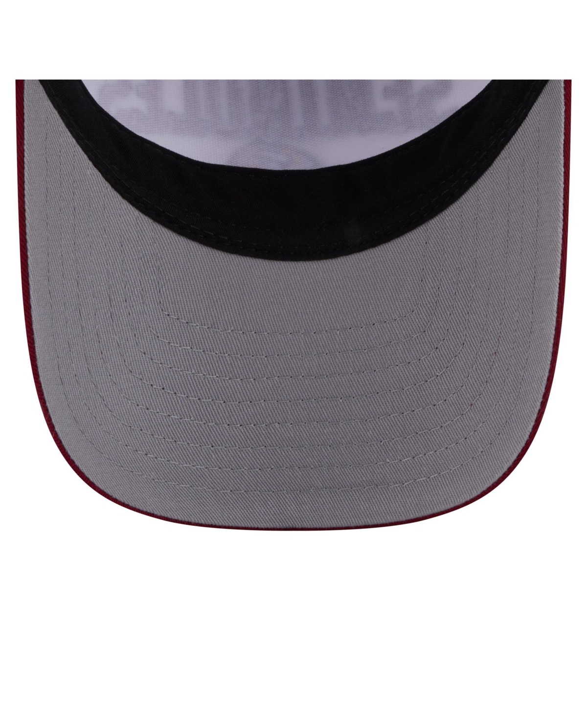 New Era Men's White/garnet Florida State Seminoles Arch Two-tone Rope 9forty A-frame M-crown Adjustable Hat In White