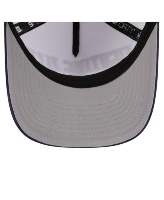 Men's White/Navy Illinois Fighting Illini Arch Two-Tone Rope 9FORTY A-Frame M-Crown Adjustable Hat