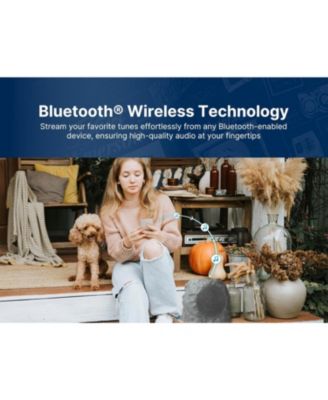 ERS-1001 Bluetooth Waterproof Outdoor Rock Speaker with Solar Charging