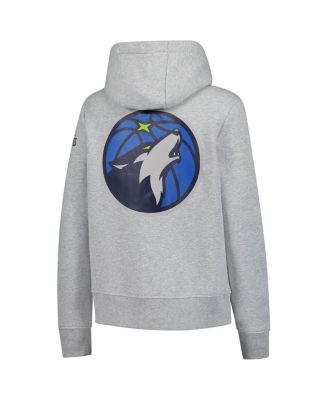 Lol&euml; Women's Gray Minnesota Timberwolves Icon Pullover Hoodie