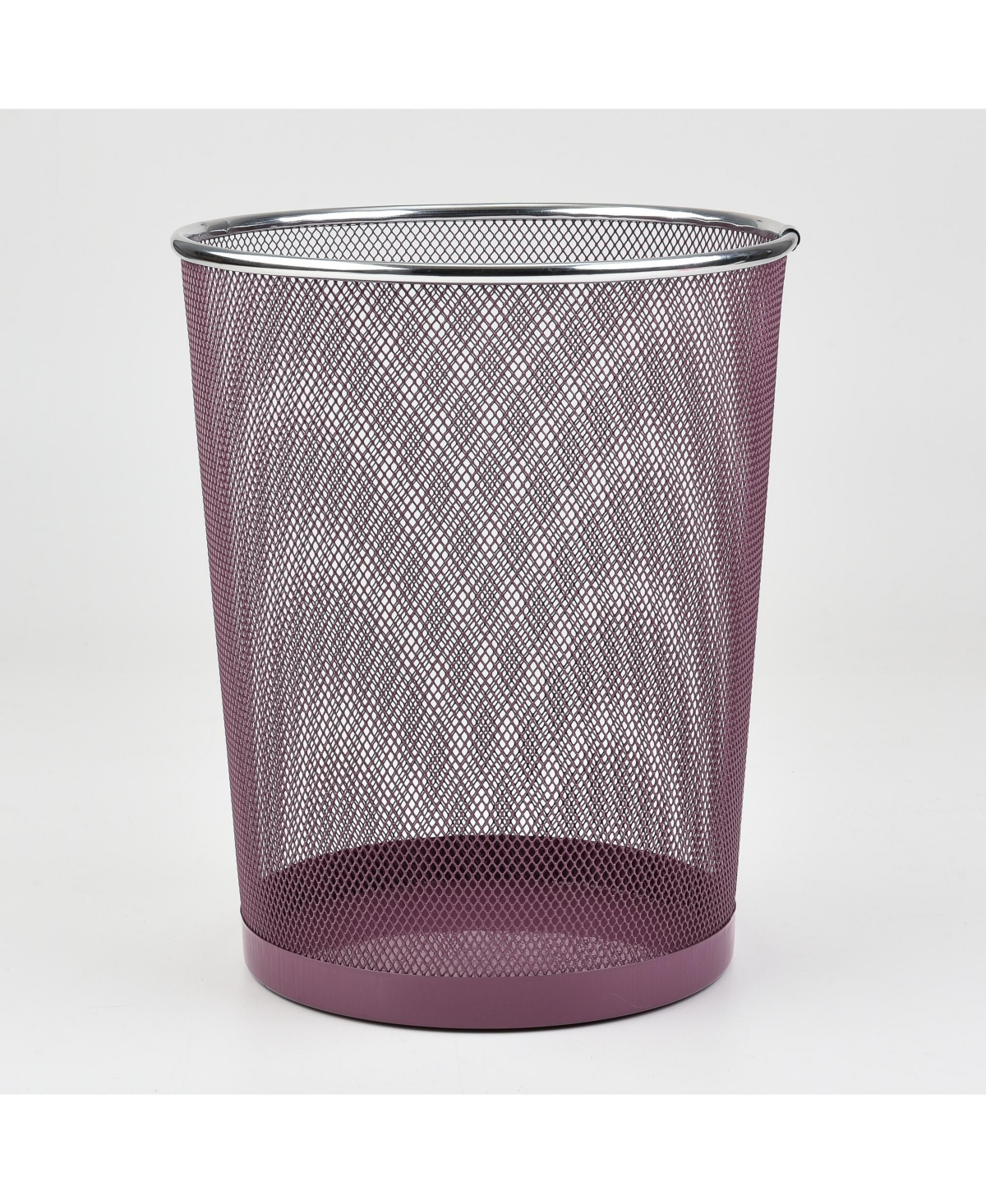 Trio Essentials 10 Liter Mesh Waste Basket Can for Garbage, Round Open Top Trash Can for Office, Bathroom Bedroom, Kitchen