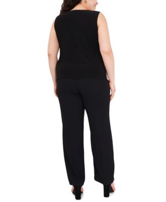 Plus Size Embellished Blouse