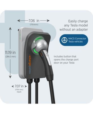 Home Flex Level 2 EV Charger NACS, NEMA 14-50 Outlet Charge Station