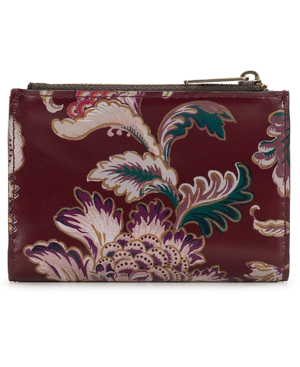 Patricia Nash Busalla Leather Bifold Zipper Wallet