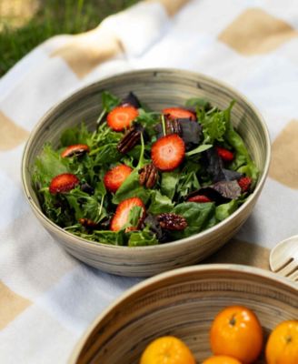 Lexa Collection 12" Bamboo Salad Bowl